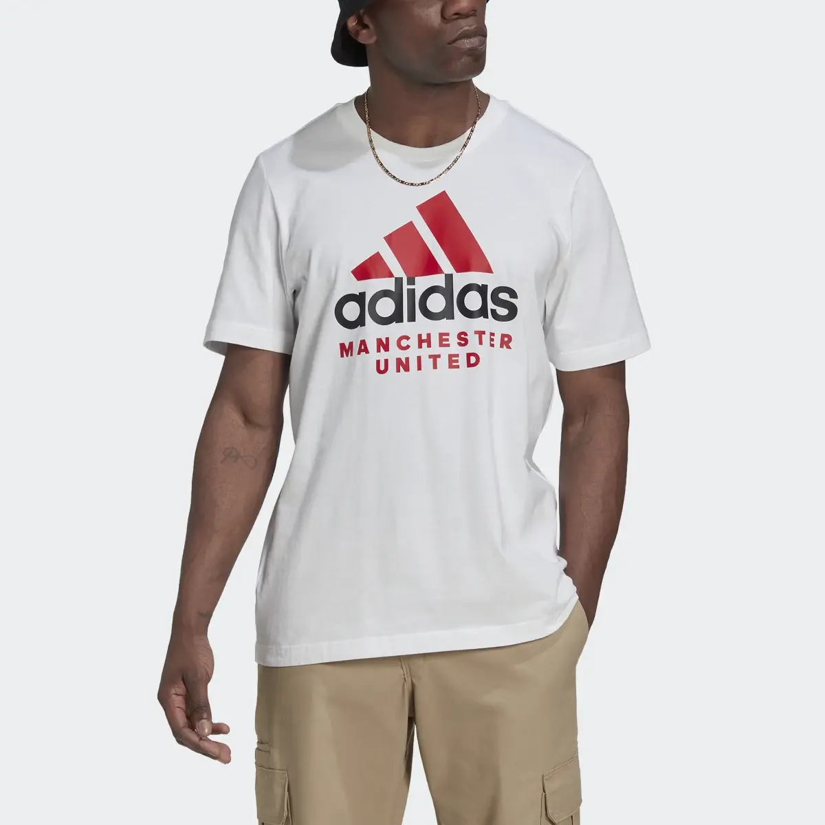 Adidas Manchester United DNA Graphic T-Shirt. 1