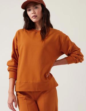 Retroplush Crewneck Sweatshirt orange