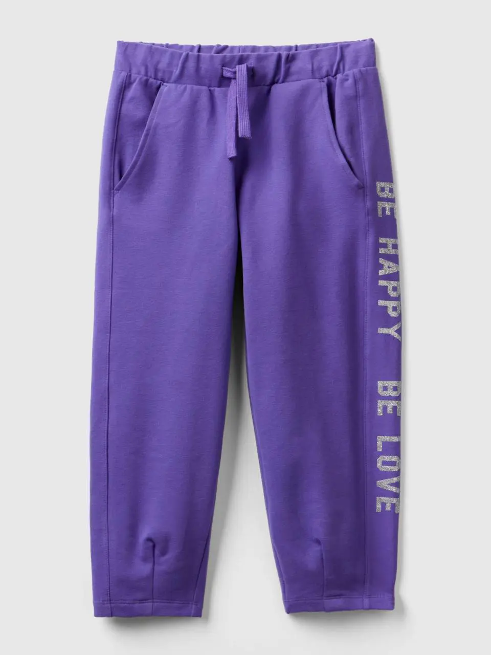 Benetton joggers with glitter print. 1