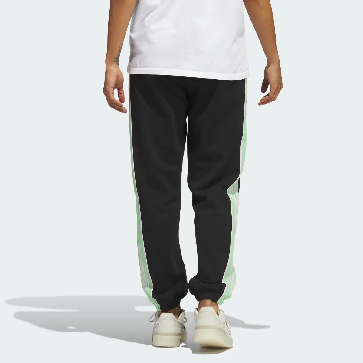 Adidas Cuffed Tape Joggers. 2