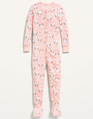 Unisex Printed One-Piece Footie Pajamas for Toddler & Baby multi