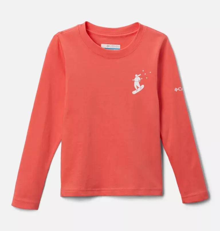 Columbia Girls’ Hazeldel Hill™ Long Sleeve Graphic T-Shirt. 2