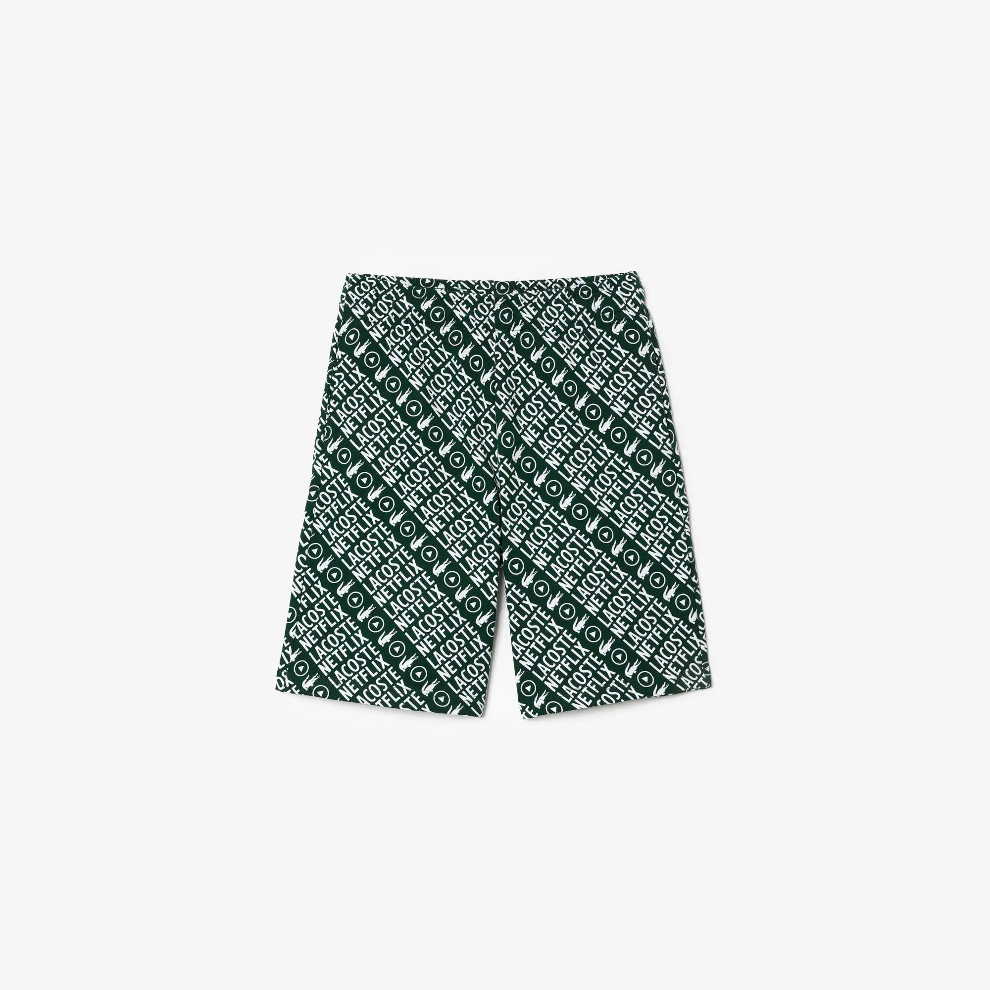 Lacoste Pantalón corto de mujer Lacoste × Netflix en algodón ecológico con estampado. 2