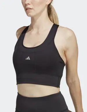 Adidas Brassière de running à poches Maintien moyen