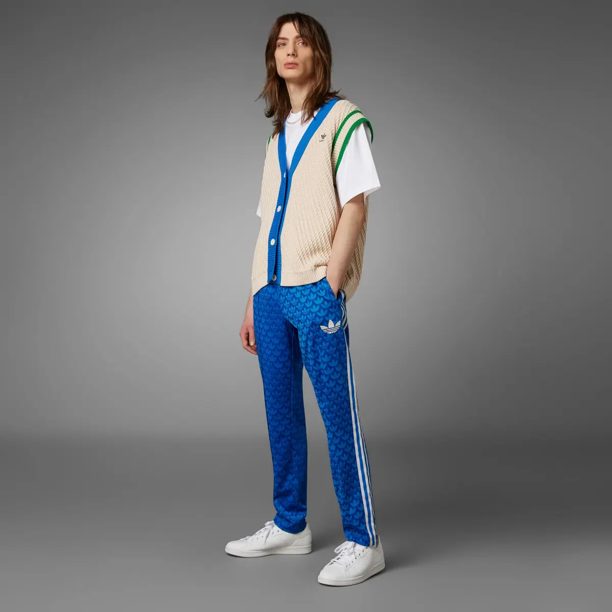 Adidas Adicolor 70s Monogram Tracksuit Bottoms. 3