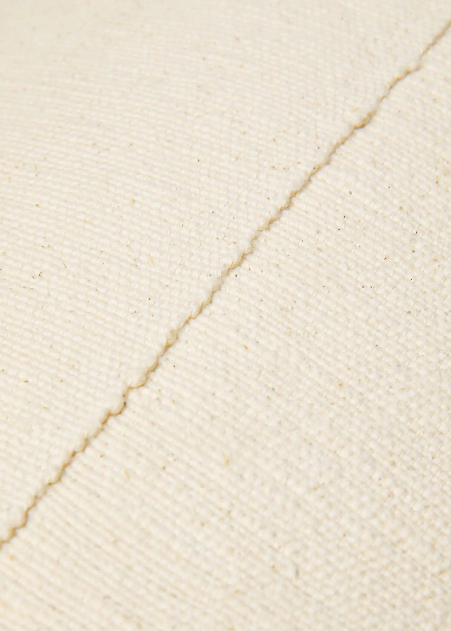 Mango Capa de almofada de algodão de estilo rústico 40 x 60 cm. 3