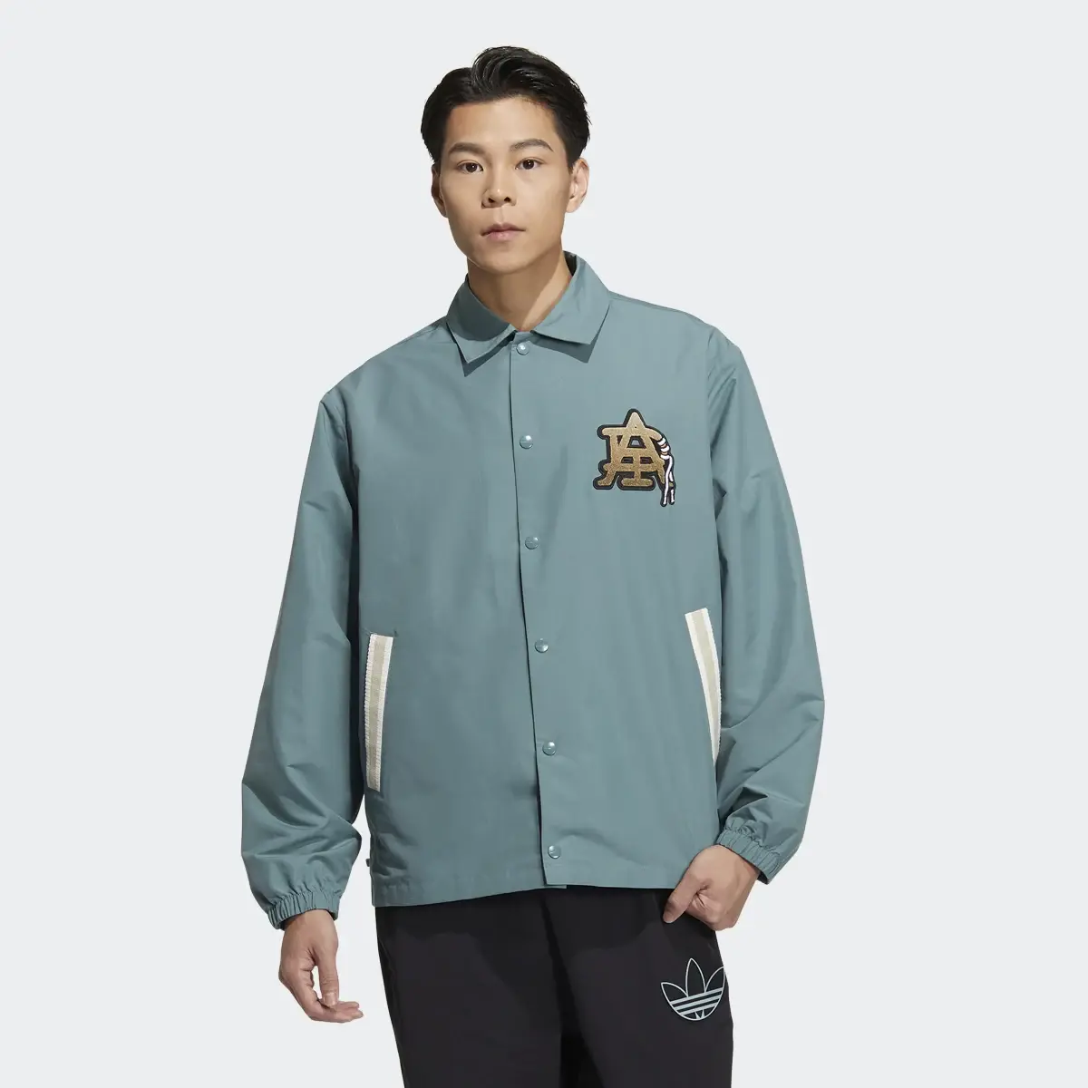 Adidas Modern Collegiate Coach Jacket. 2