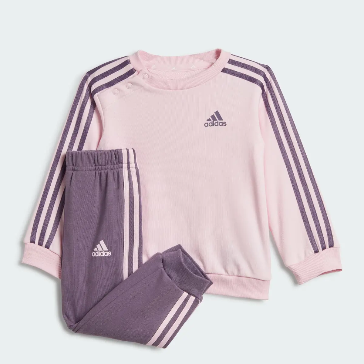 Adidas Essentials 3-Stripes Jogger Set Kids. 1