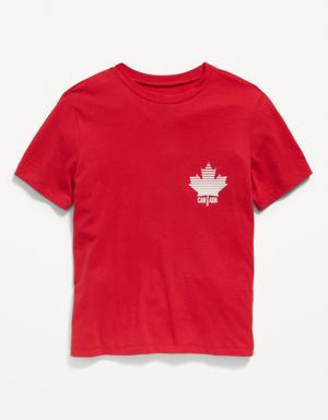 Old Navy Gender-Neutral Matching Graphic T-Shirt for Kids red