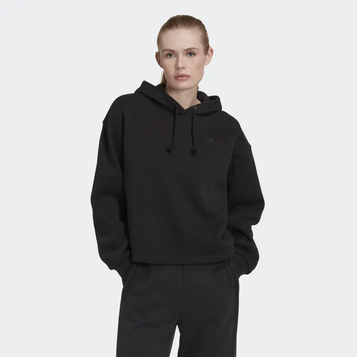 Adidas ALL SZN Fleece Hoodie. 2