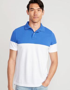 Color-Block Classic Fit Pique Polo multi