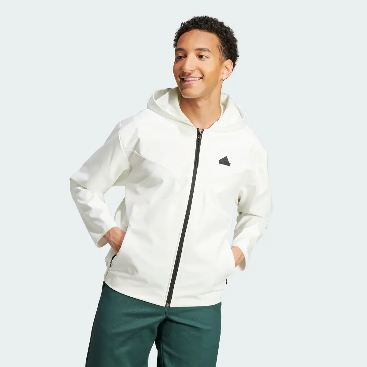 Adidas City Escape Full-Zip Hoodie. 2