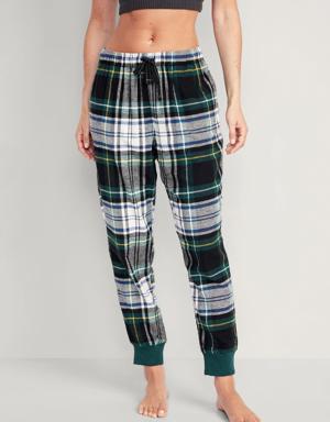 Old Navy - Printed Flannel Jogger Pajama Pants for Women multi