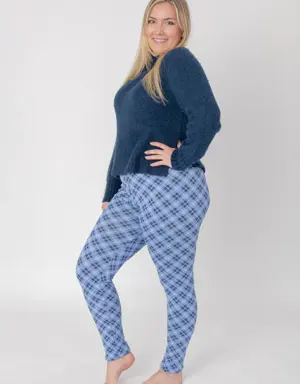Blue Checker - Cozy Lined - XS-S