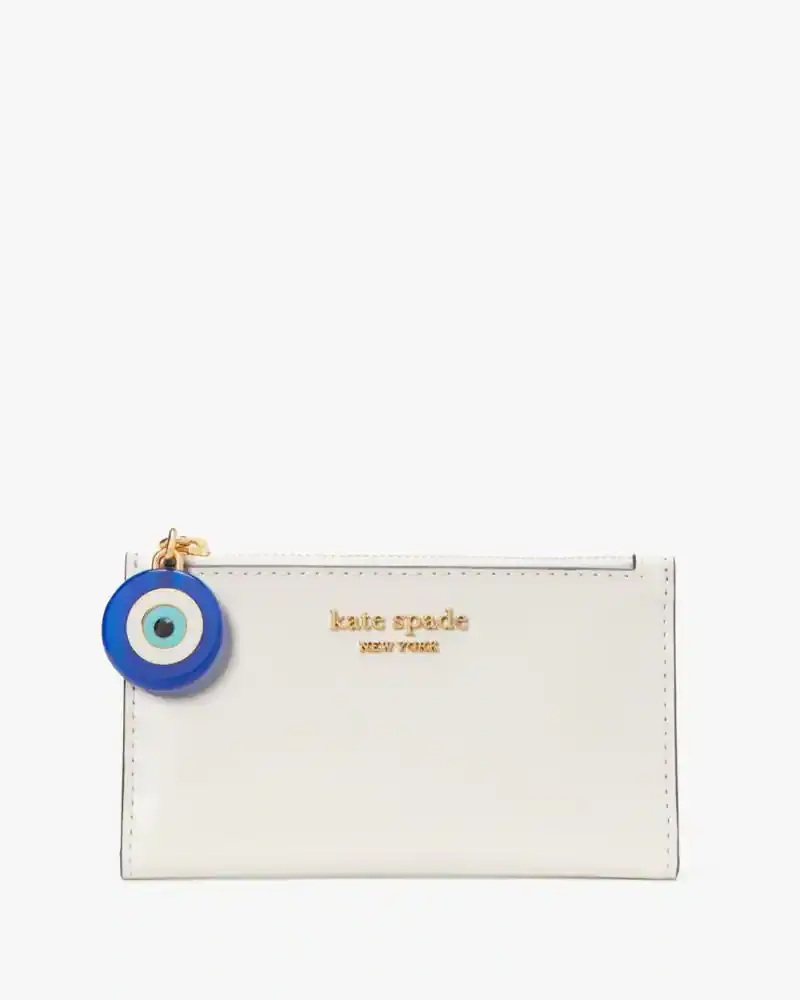 Kate Spade Evil Eye Small Slim Bifold Wallet. 1