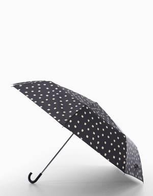 Polka-dot folding umbrella