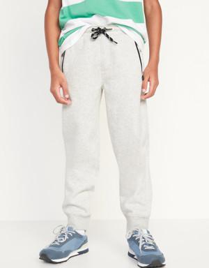 Old Navy Zip-Pocket Jogger Sweatpants for Boys beige