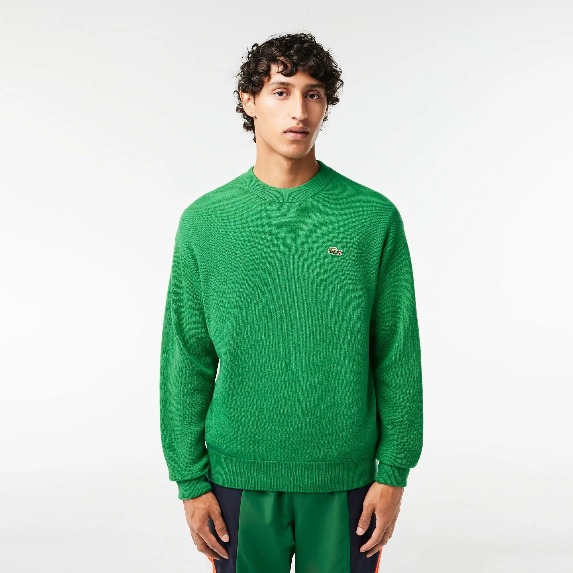 Lacoste Jersey de hombre Lacoste relaxed fit en lana con cuello redondo. 1
