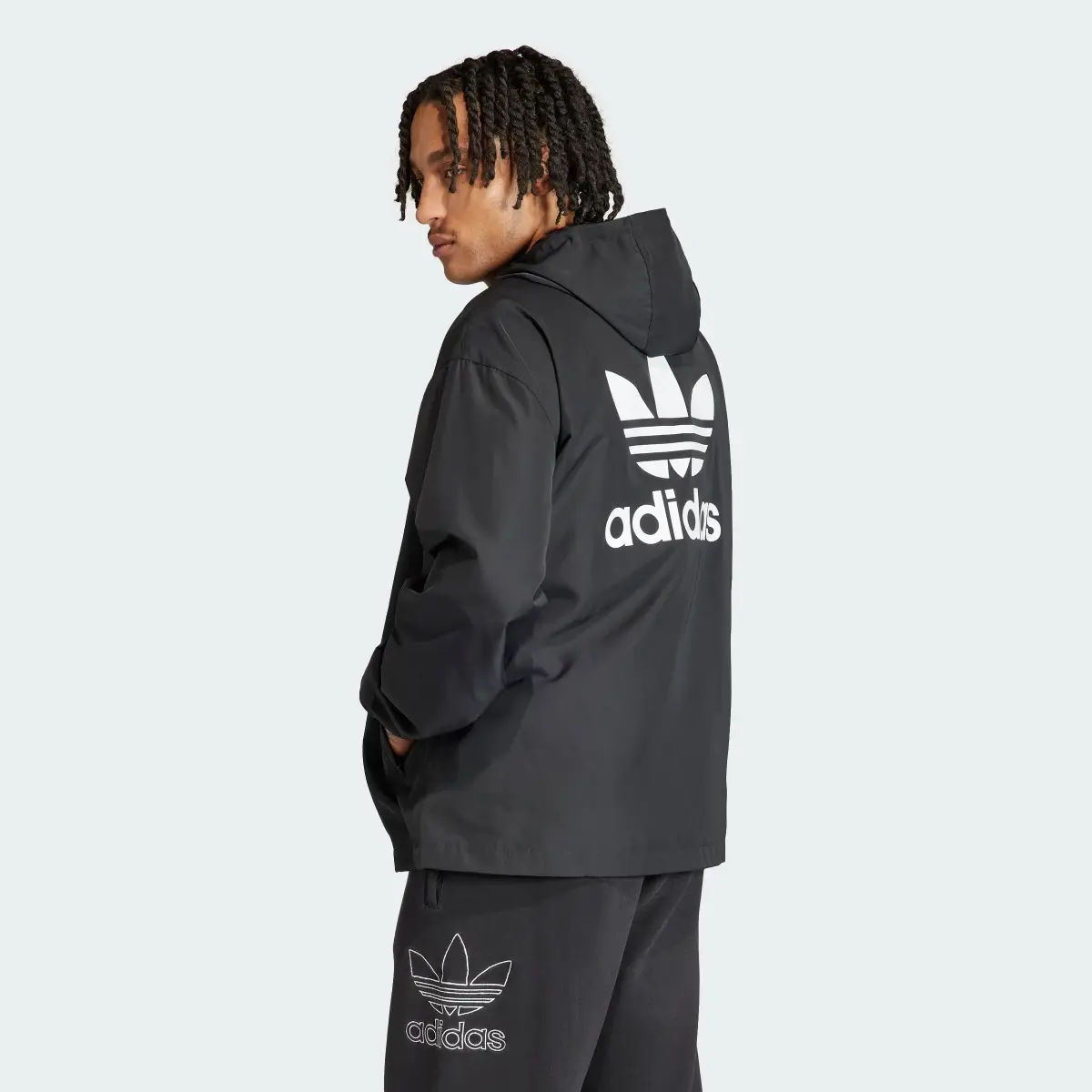 Adidas Adicolor Trefoil Windbreaker. 3