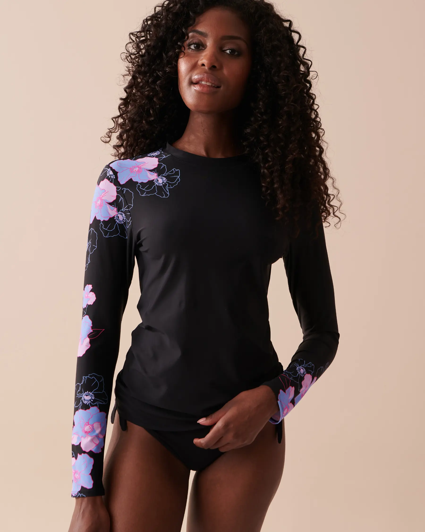 La Vie en Rose NEON FLOWERS Long Sleeve Rashguard. 3