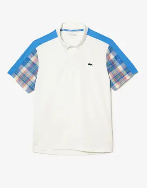 Men’s Lacoste Colourblock Checked Polo Shirt