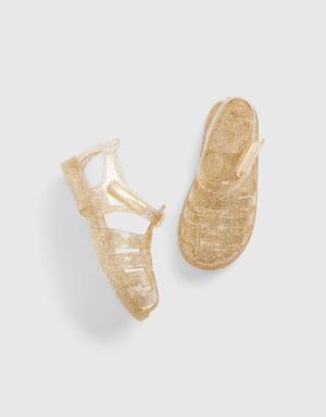 Gap Toddler Jelly Sandals gold