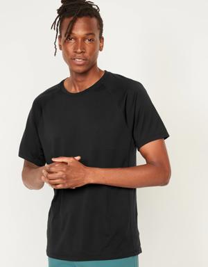 Go-Dry Cool Textured Performance T-Shirt for Men black