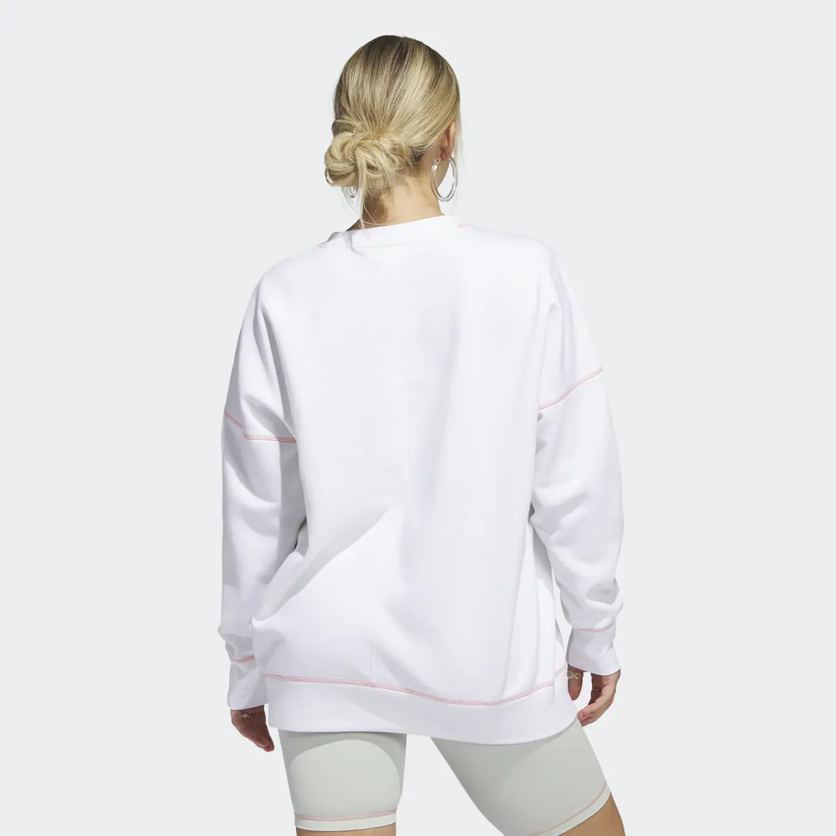 Adidas Sport Statement Boyfriend Crew Sweatshirt. 3