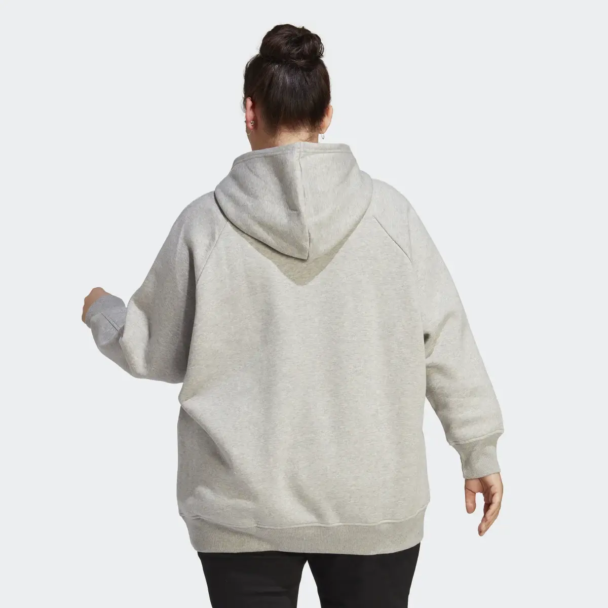 Adidas ALL SZN Fleece Boyfriend Hoodie (Plus Size). 3