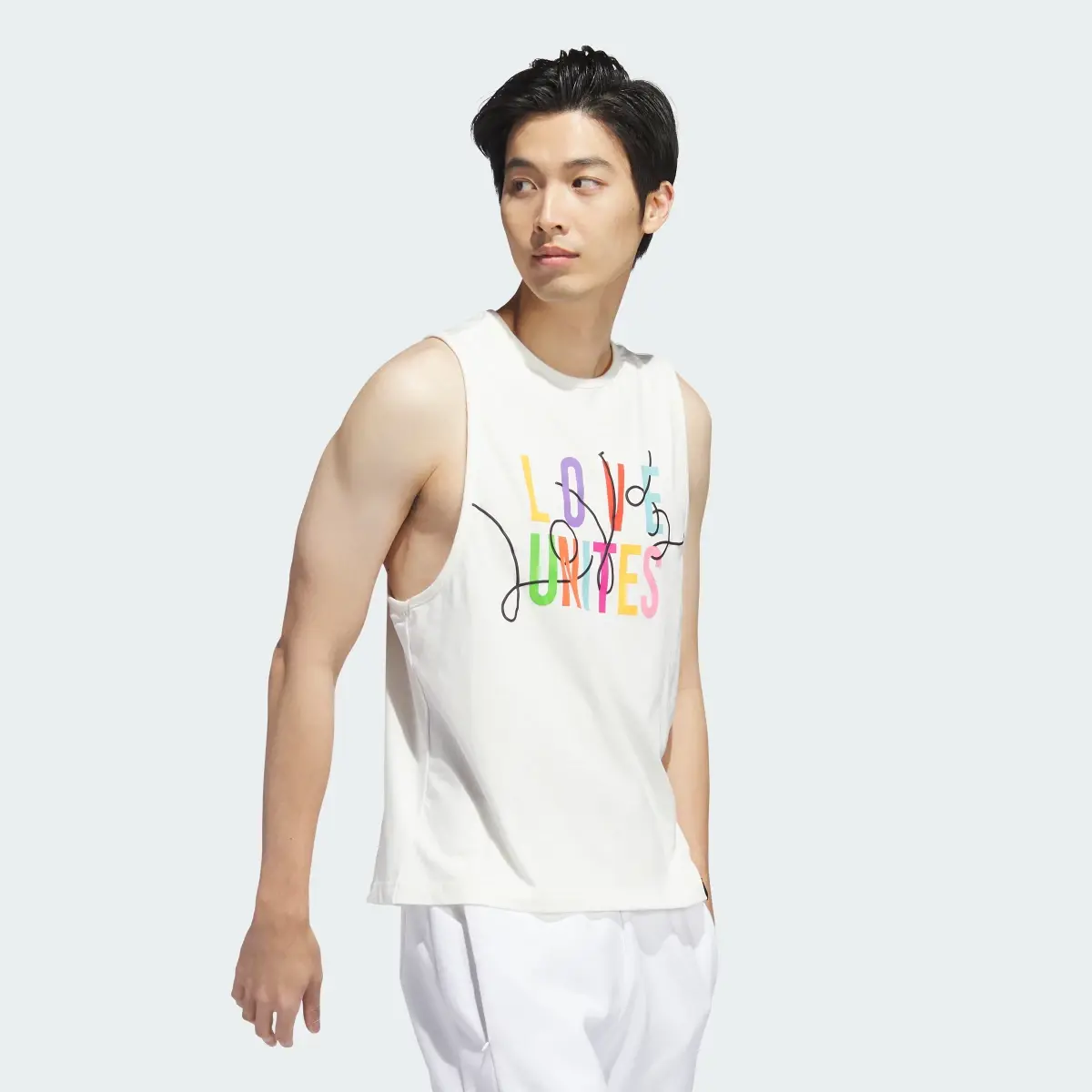 Adidas Graphic Pride Tank Top. 3