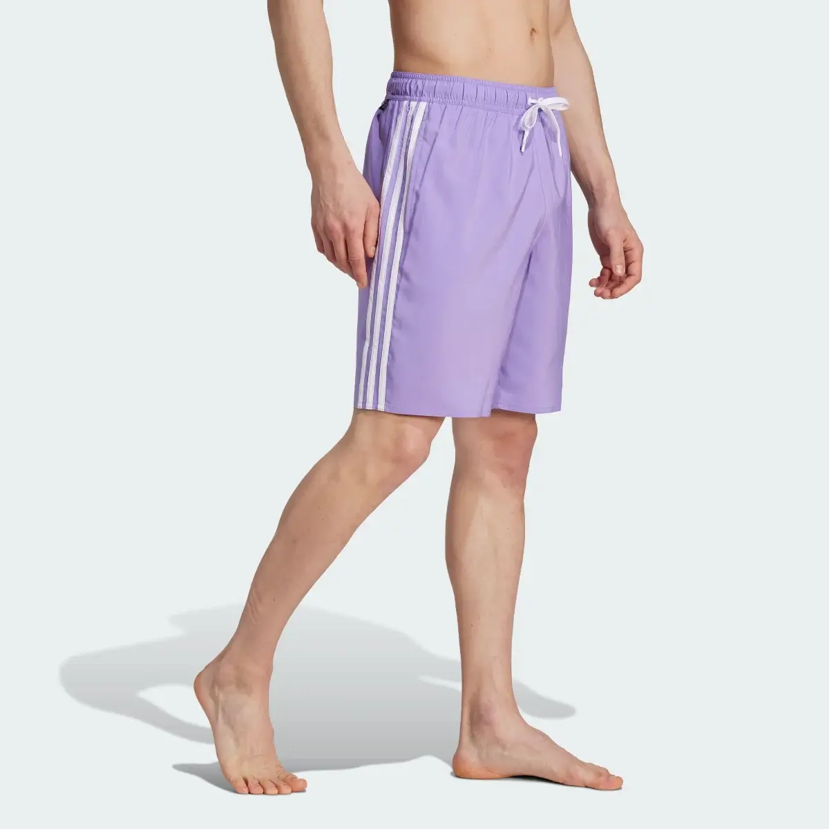 Adidas Shorts de Natación CLX 3 Franjas. 3