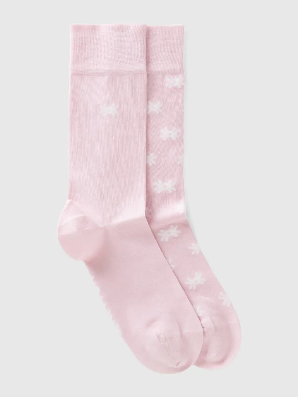 Benetton two pairs of light pink socks. 1