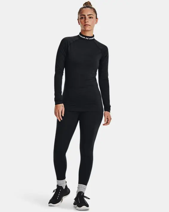 Under Armour Women's ColdGear® Twist Mock Long Sleeve. 3