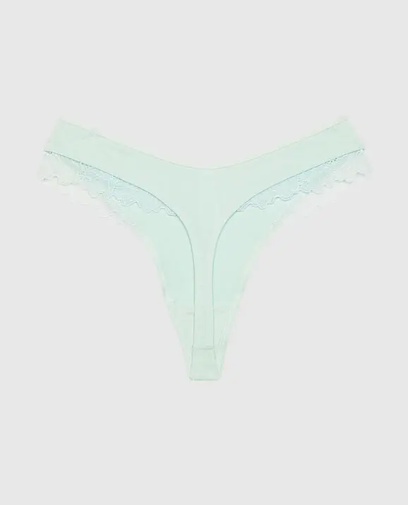 La Senza Ultrasoft Modal High Leg Thong Panty. 2