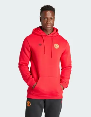 Adidas Manchester United Essentials Trefoil Hoodie. 2 Adidas Manchester United Essentials Trefoil Hoodie. 2