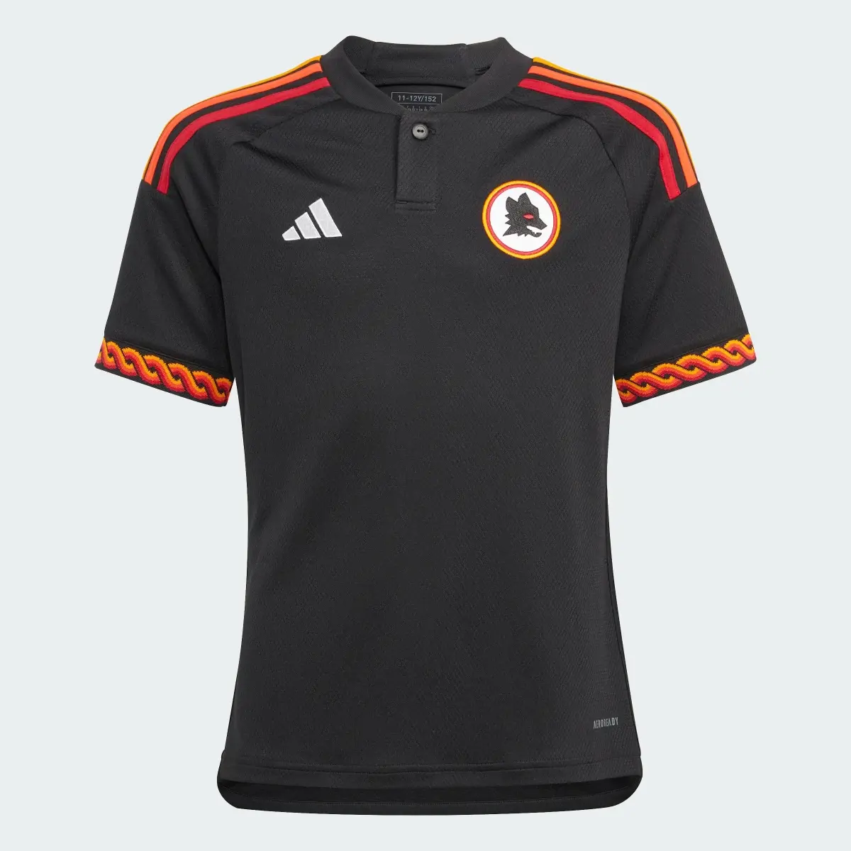 Adidas Camisola do Terceiro Equipamento 23/24 da AS Roma – Criança. 1