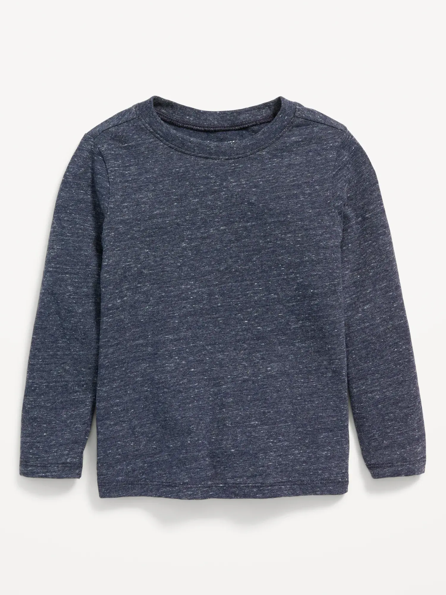 Old Navy Unisex Long-Sleeve Slub-Knit T-Shirt for Toddler blue. 1