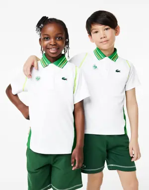 Kids’ Lacoste Sport Roland Garros Edition Colourblock Polo Shirt