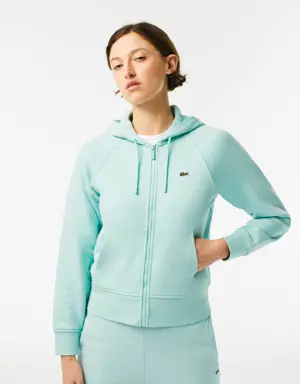 Lacoste Damen LACOSTE Jogger-Sweatshirt mit Kapuze aus Bio-Fleece
