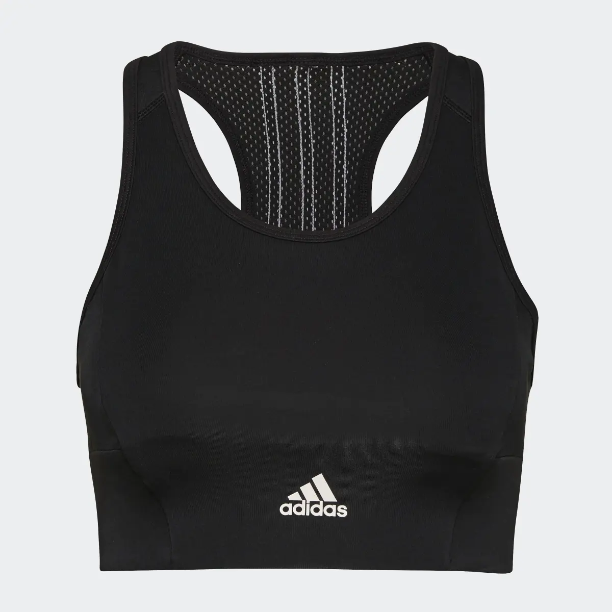 Adidas Top deportivo AEROREADY Designed To Move Padded Sport 3 Franjas. 1