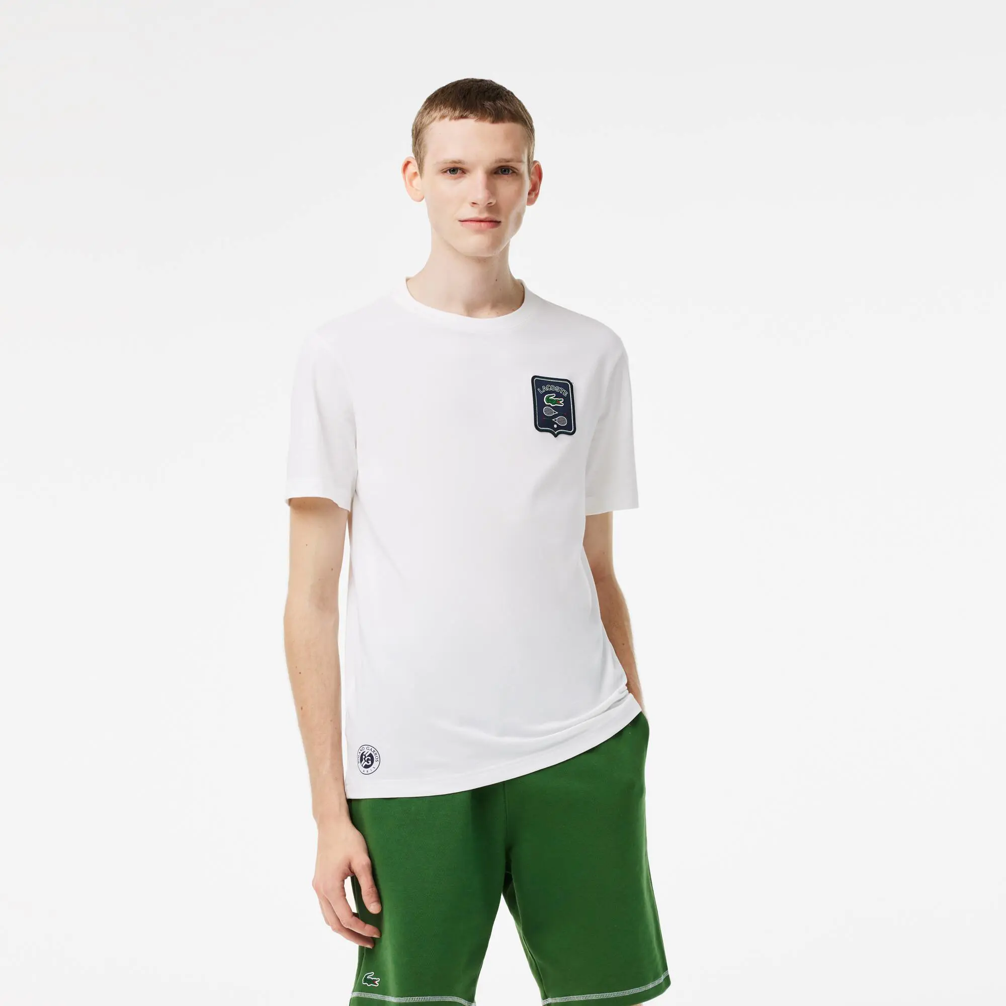 Lacoste T-shirt da uomo con stemma Lacoste Sport Roland Garros Edition. 1