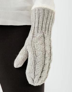 Grey - Cozy Lined Mittens