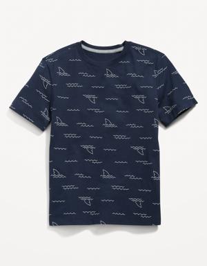 Old Navy Softest Printed Crew-Neck T-Shirt for Boys multi