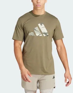 Train Essentials Seasonal Brand Love Camo Tee