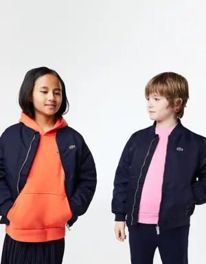 Kids' Lacoste Nylon Colour-block Teddy Jacket