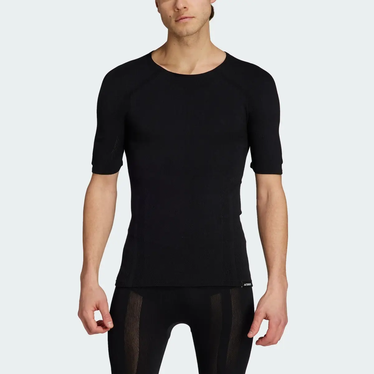 Adidas Terrex DRYNAMO™ Eco Merino Short Sleeve Tee. 1