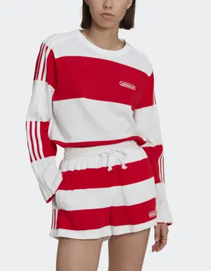 Striped Long Sleeve Sweatshirt