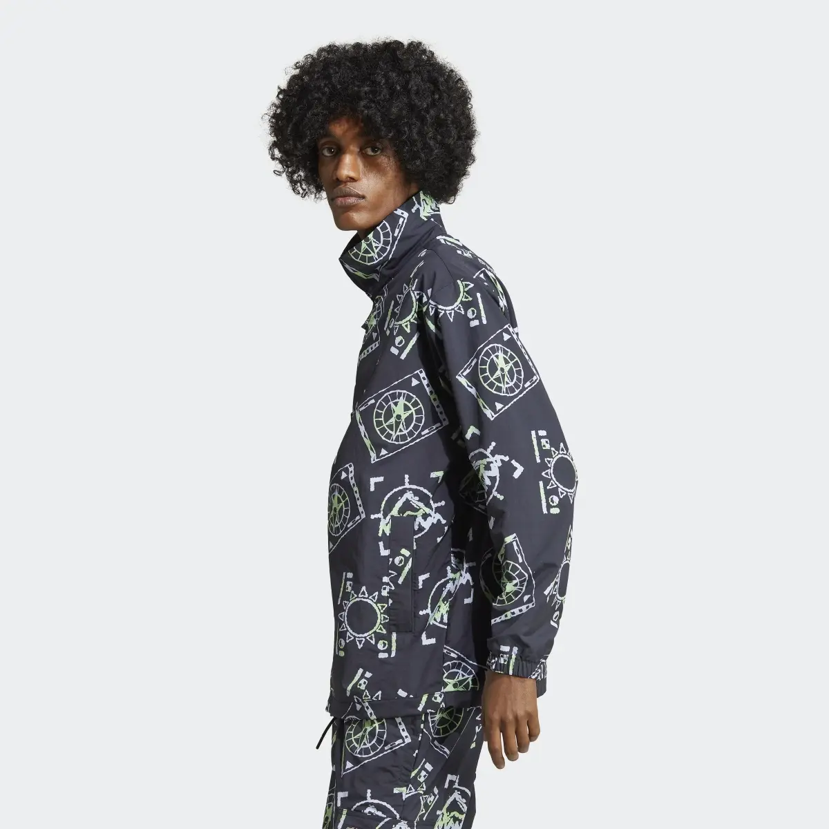 Adidas Adventure Allover Print Archive Anorak (Gender Neutral). 3