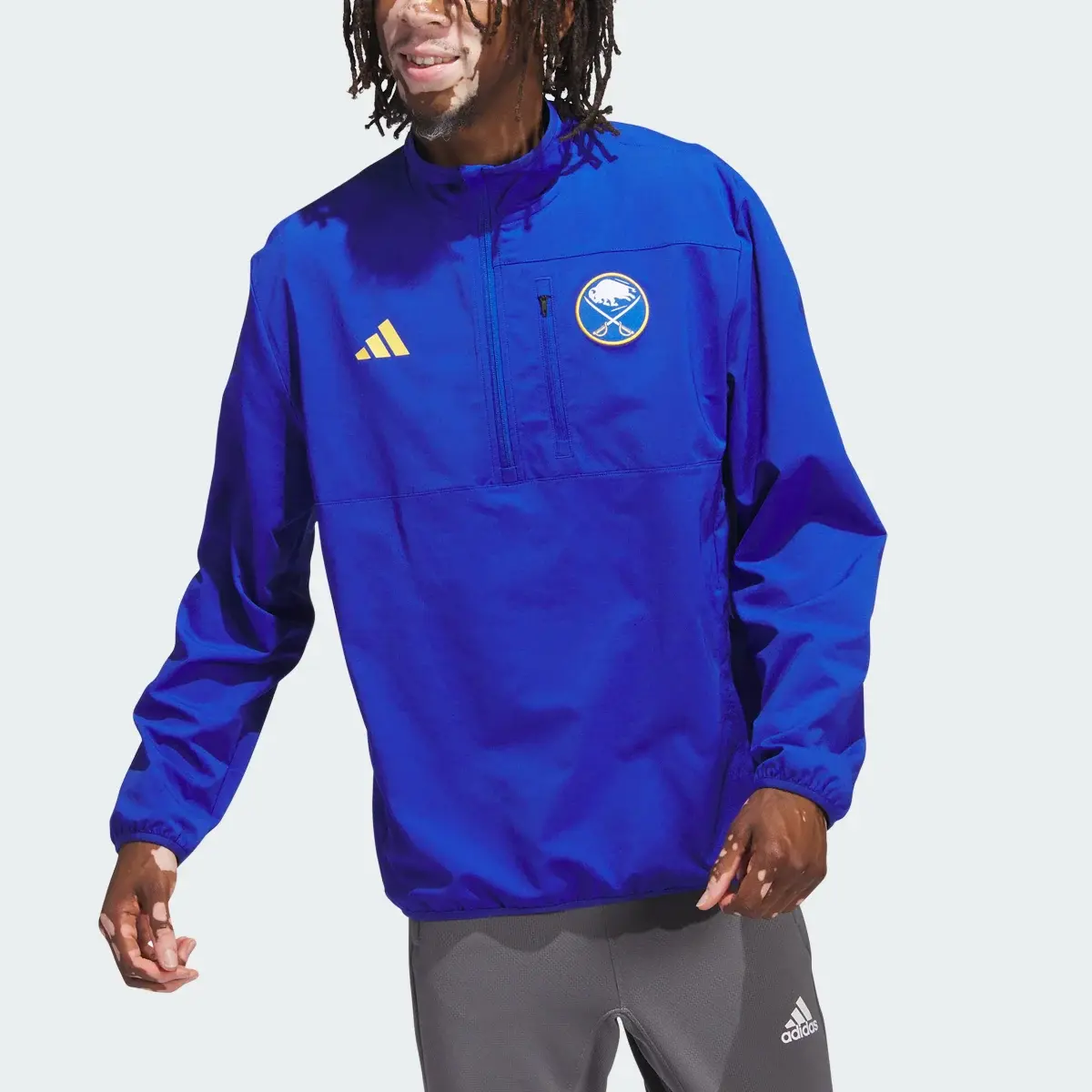 Adidas Sabres Fleece Top. 1