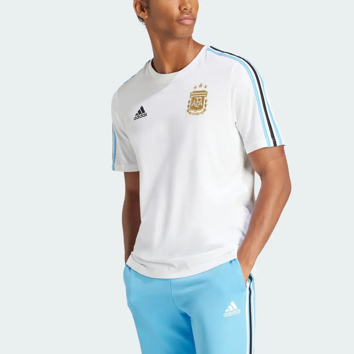 Adidas Argentina DNA 3-Stripes Tee. 1